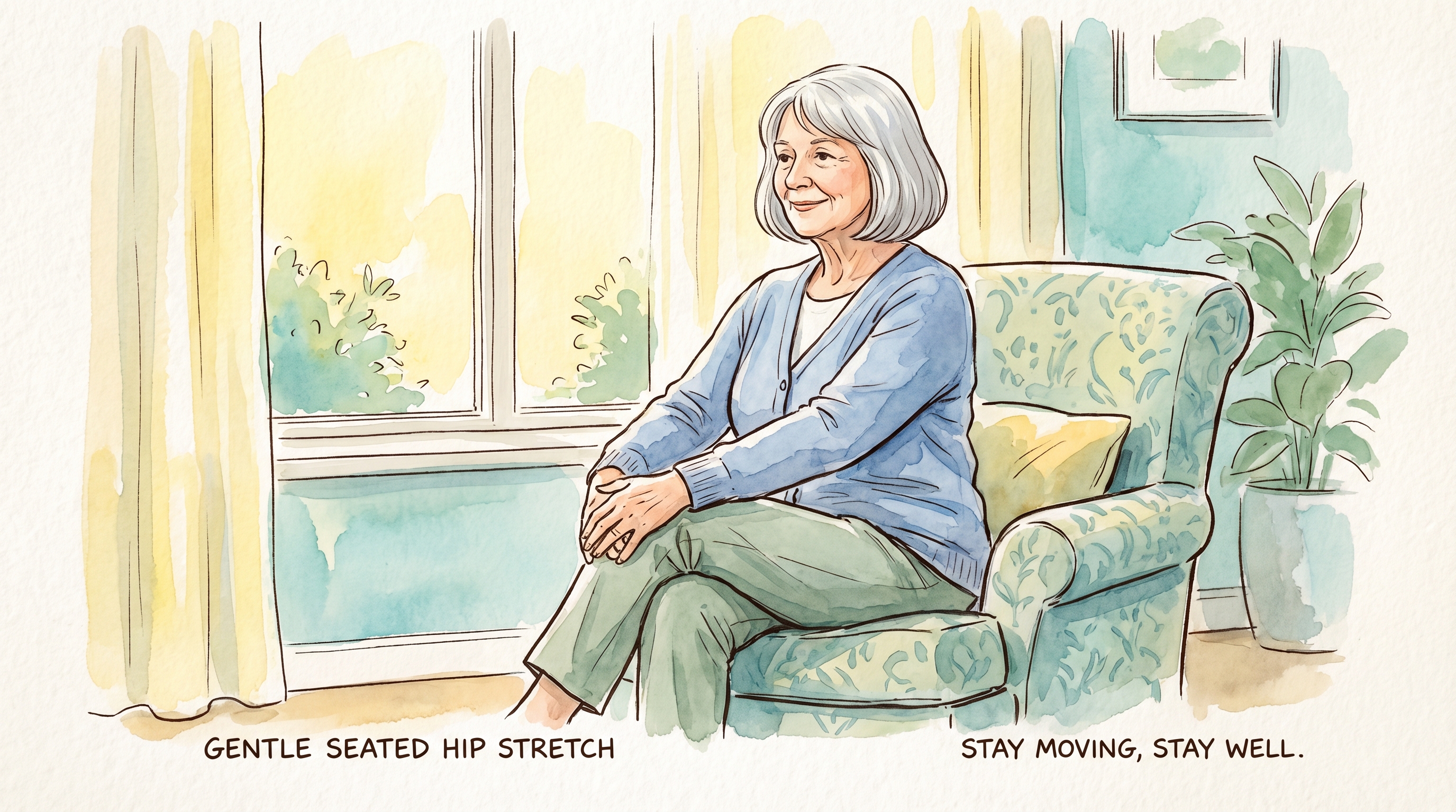 Chair Exercises for Hip Arthritis (Seated Routine)