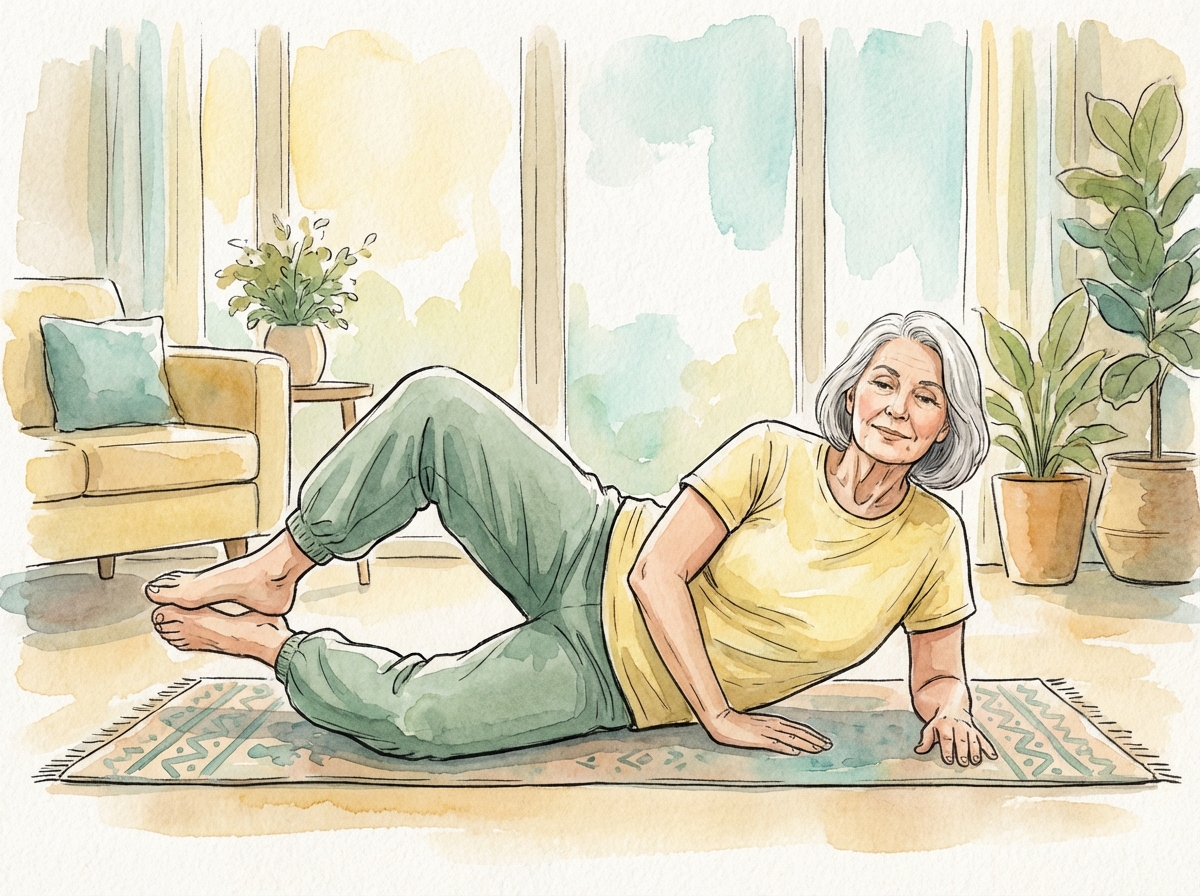 6. Clamshells (Hip Abductor Strengthener) - exercise demonstration for arthritis