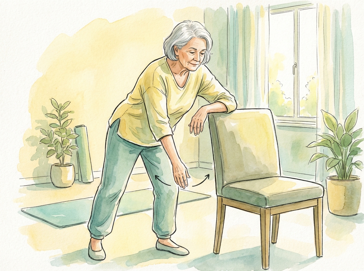 4. Pendulum Swings - exercise demonstration for arthritis