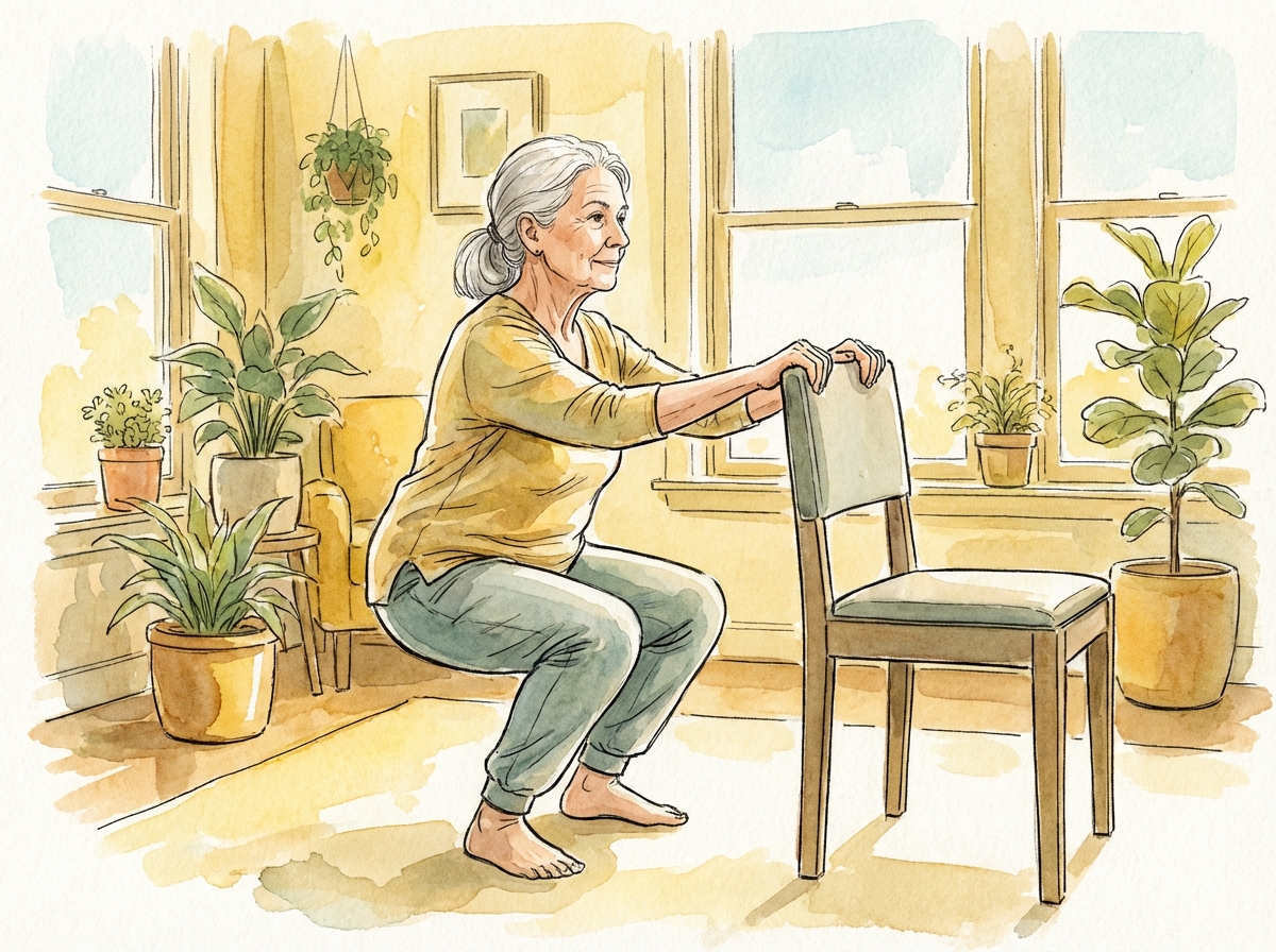 1. Deep Squats (Below 90 Degrees) - exercise demonstration for arthritis