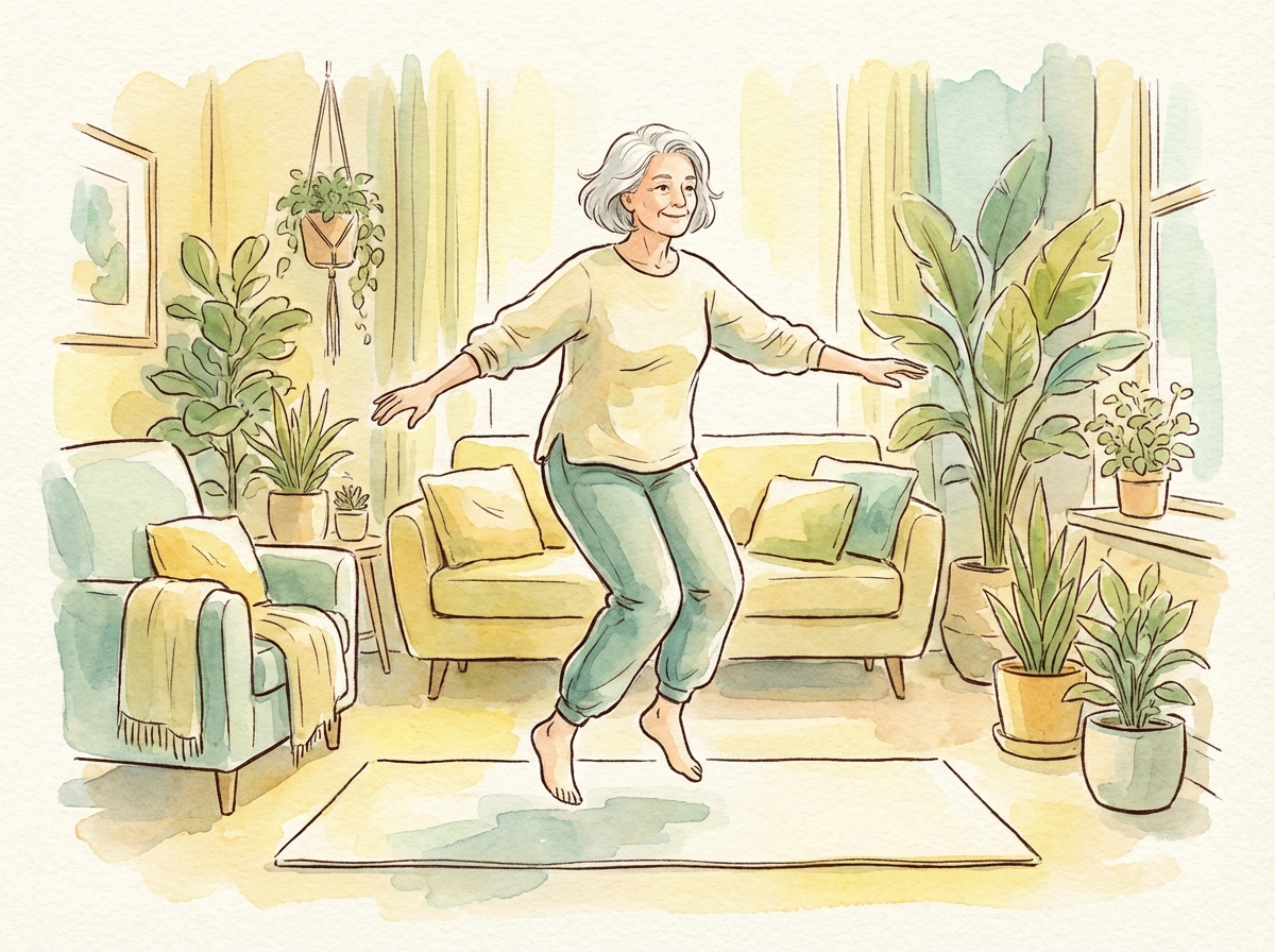 5. High-Impact Aerobics and Jump Training - exercise demonstration for arthritis