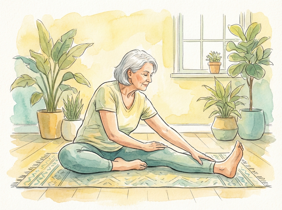 8. Aggressive Hip Stretching (Forcing Range of Motion) - exercise demonstration for arthritis