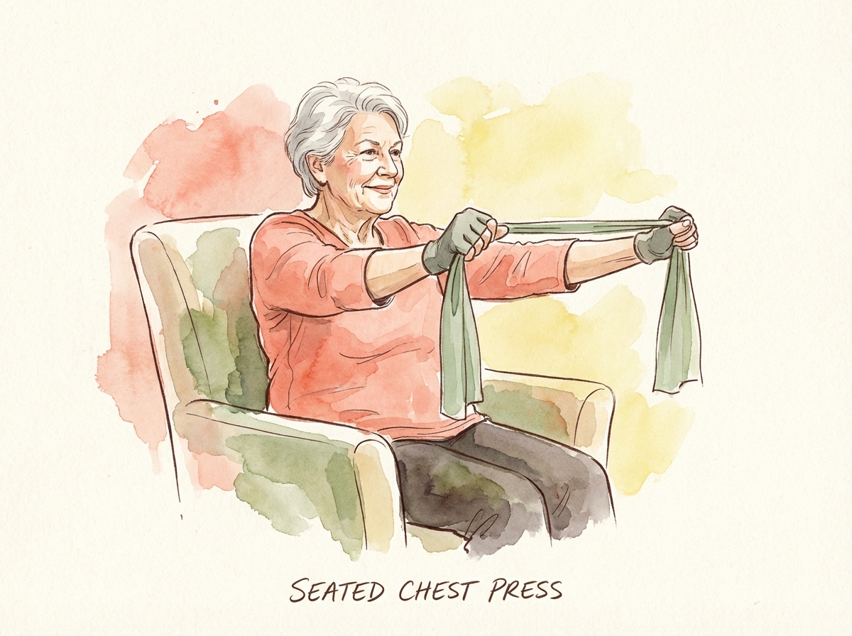 Upper Body Exercises - exercise demonstration for arthritis