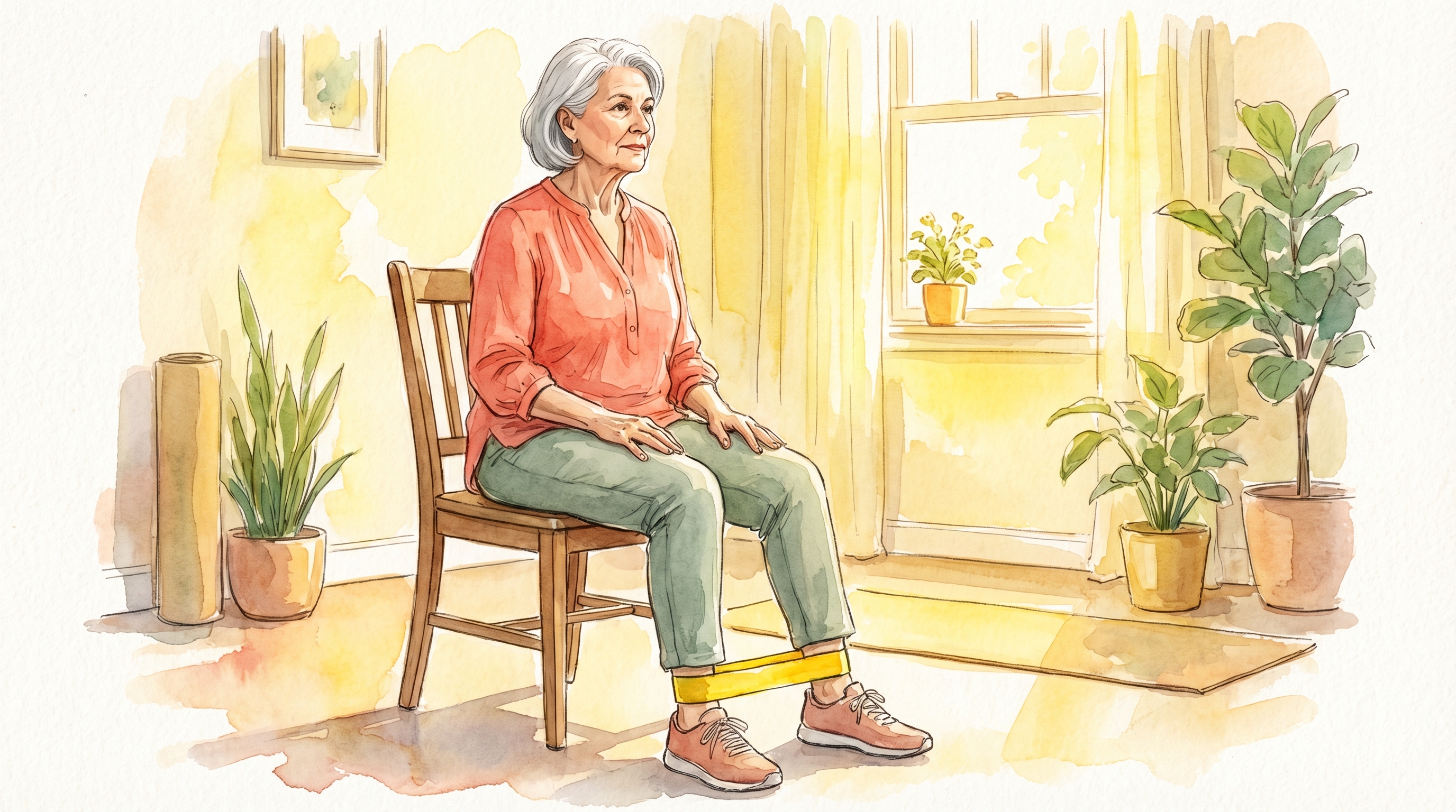 Best Resistance Band Exercises for Knee Osteoarthritis