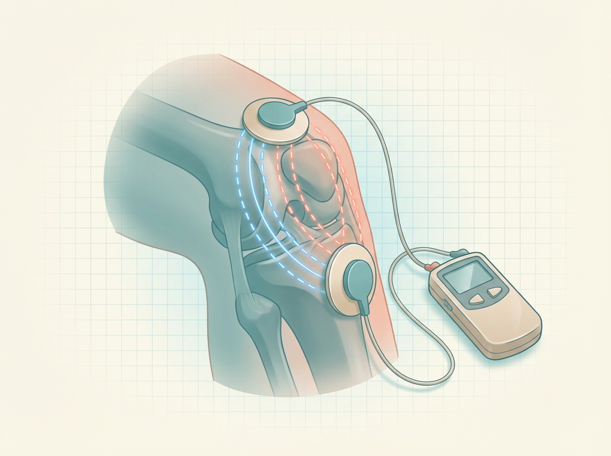 How it works mechanism for tens electrotherapy